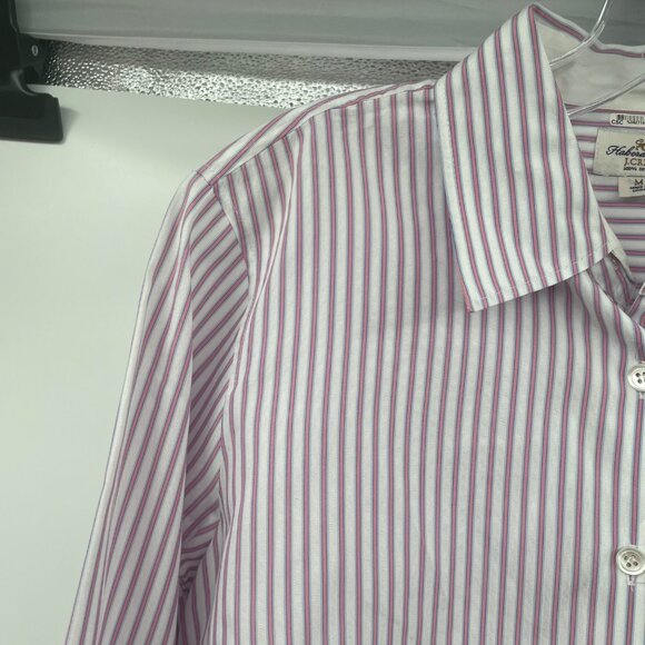 J.Crew Haberdashery Womens Striped Button Up Top Long Sleeve Size Medium - Picture 5 of 8